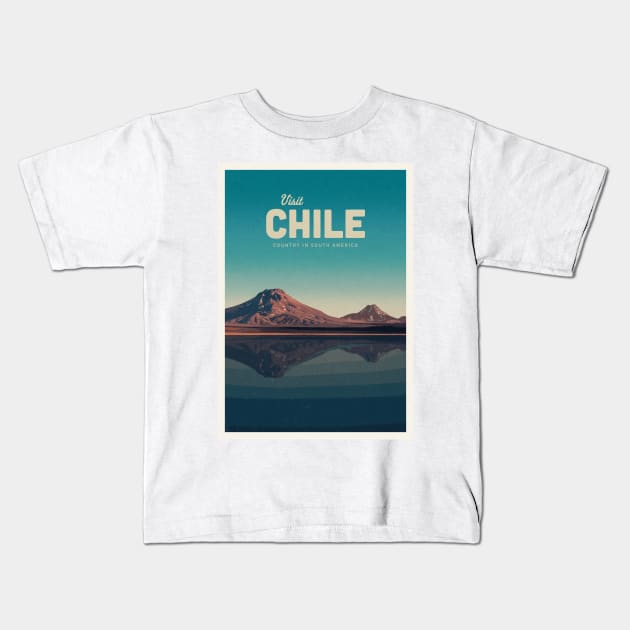 Visit Chile Kids T-Shirt by Mercury Club